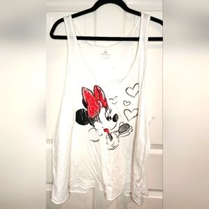 Disney Parks Minnie Tank Top Size Xxl